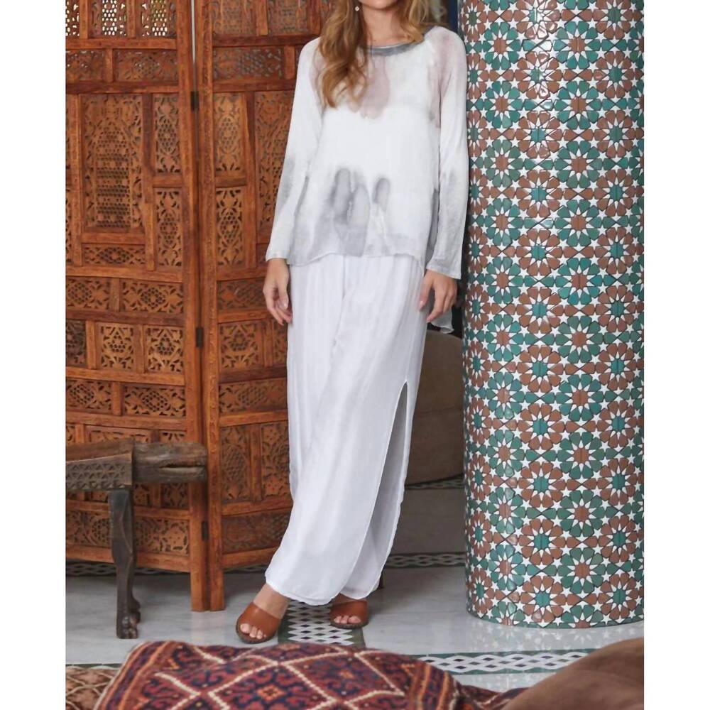 NEW SCANDAL ITALY free pants in white